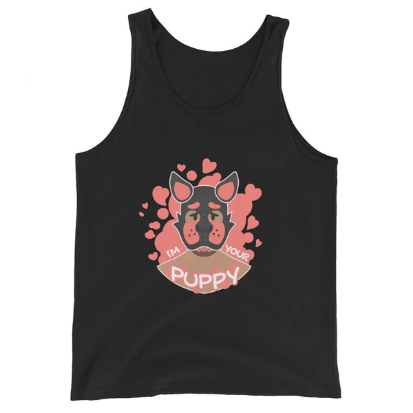 Your Puppy <3 Medium Tone Unisex Tank Top