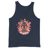 Your Puppy <3 Dark Tone Unisex Tank Top