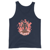 Your Puppy <3 Dark Tone Unisex Tank Top