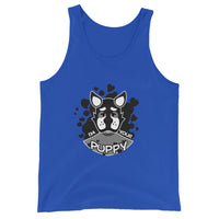 Your Puppy <3 Grayscale Unisex Tank Top