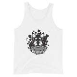 Your Puppy <3 Grayscale Unisex Tank Top